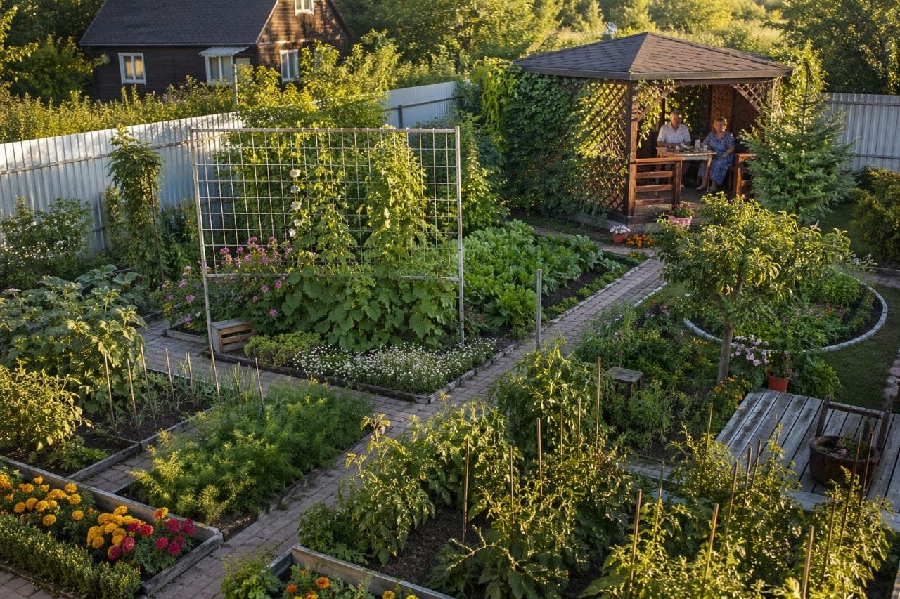 Общий план дачного участка